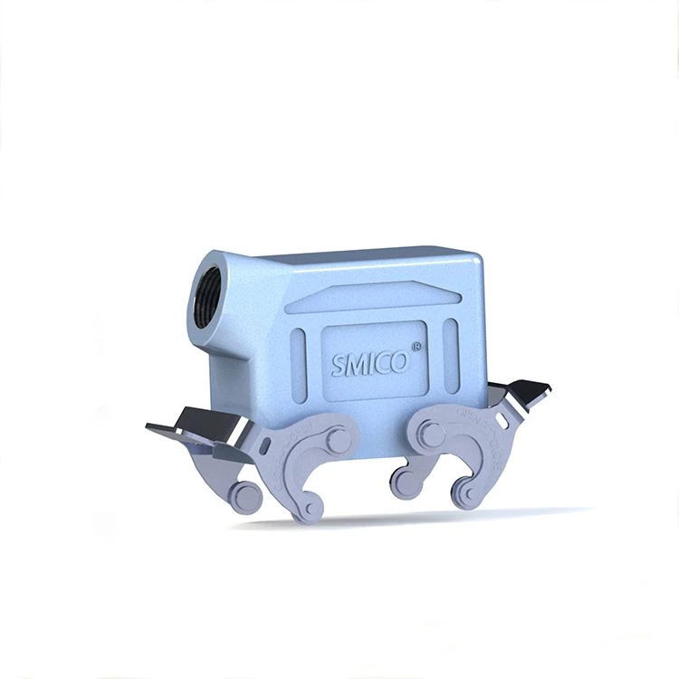 High Performance Metal Side Entry Hoods for Heavy Duty Connector H10B series