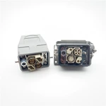 Coaxial Electric Terminal Crimp Heavy Duty Connector