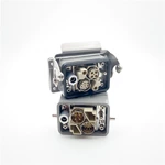 Coaxial Electric Terminal Crimp Heavy Duty Connector