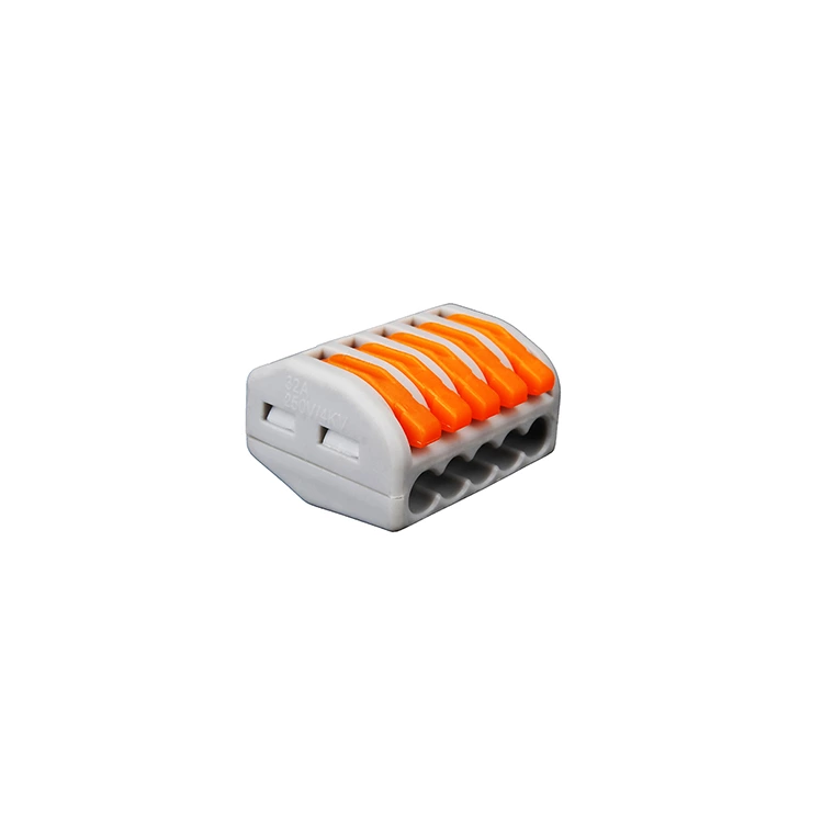 222-415 Terminal Wire Connector Compact Connector 5 lever terminal block connector 28-12 Awg