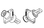 Lithium Battery Connector Inner Screw Socket Energy Storage Connector ESS-120A-25-C-OR-00